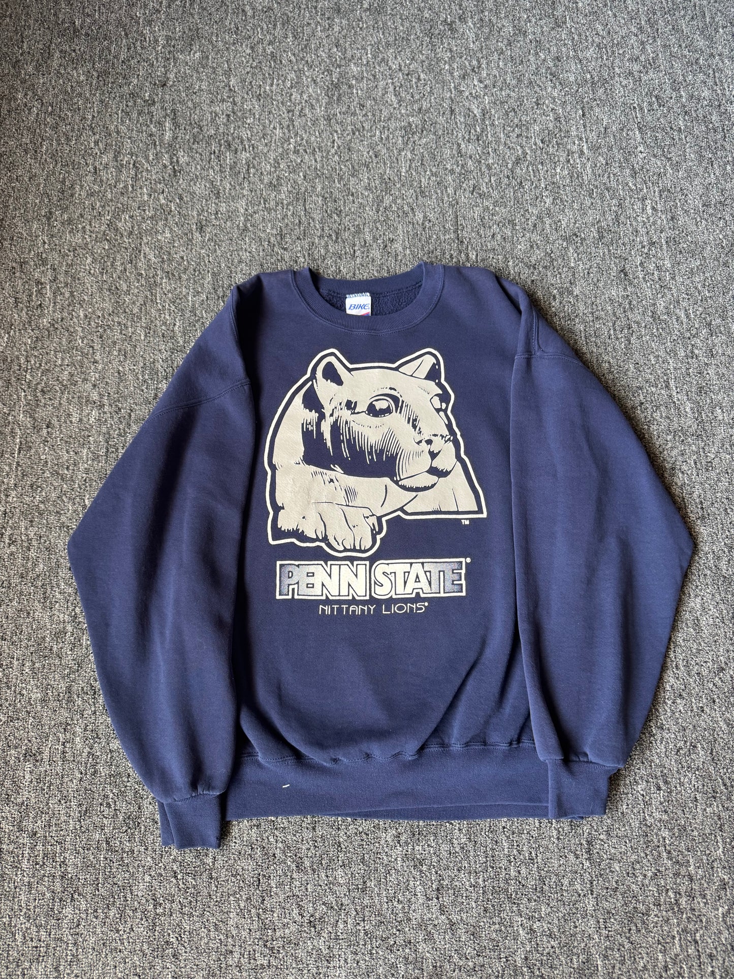 Navy Penn State Bike Crewneck (XL)