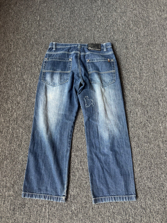 Navy Blue Southpole Y2K Jeans (34x30)