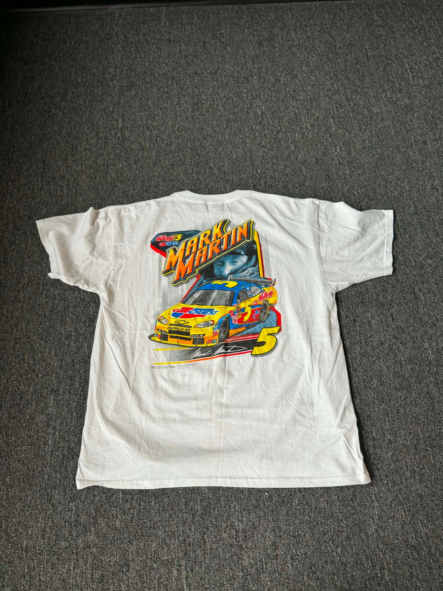 Mark Martin Nascar Kellogs Racing Tee DEAD STOCK (2X)