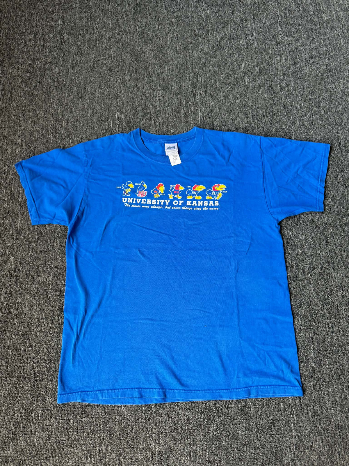 University of Kansas NCAA Blue Tee (L)