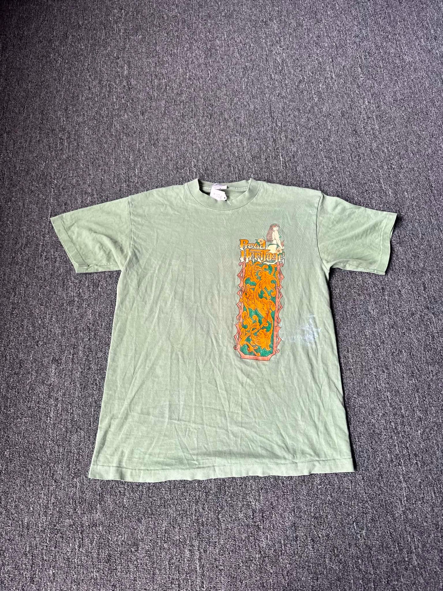 Hawaii Proud Heritage Nature Pin Up Surf Tee (L)