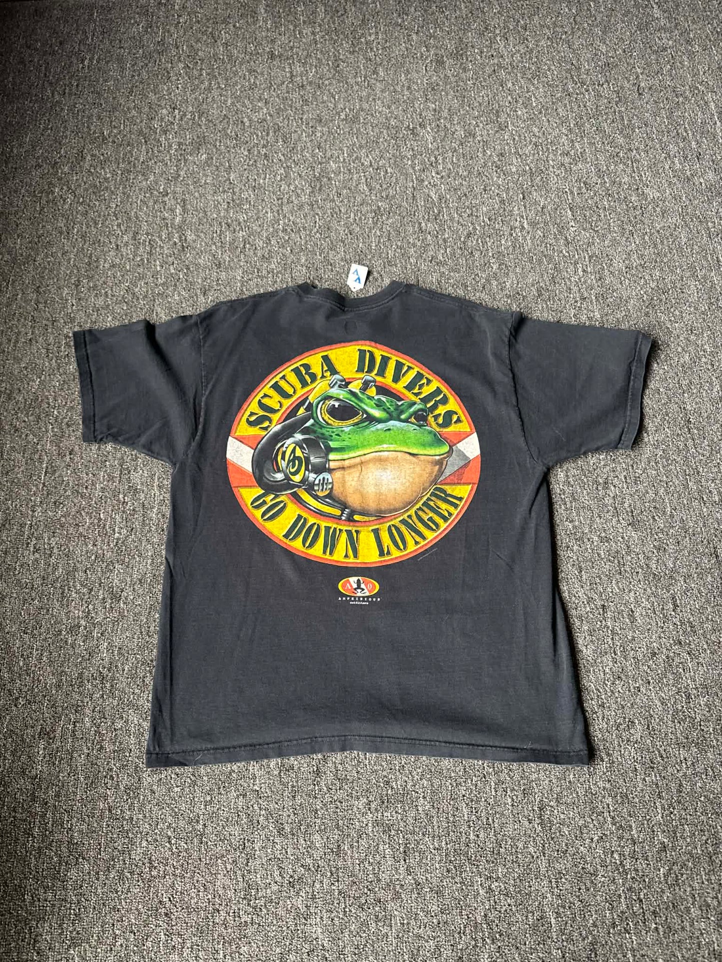 Scuba Divers Go Down Longer Funny Tee (XL)