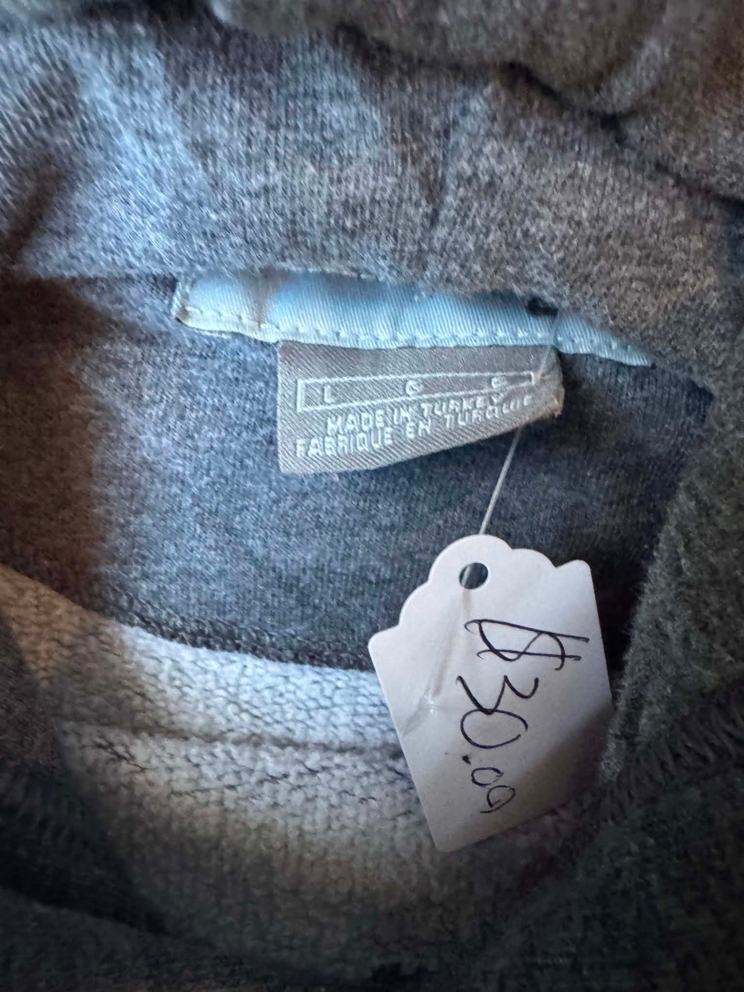 Nike Silver Tag Gray Hoody (L)