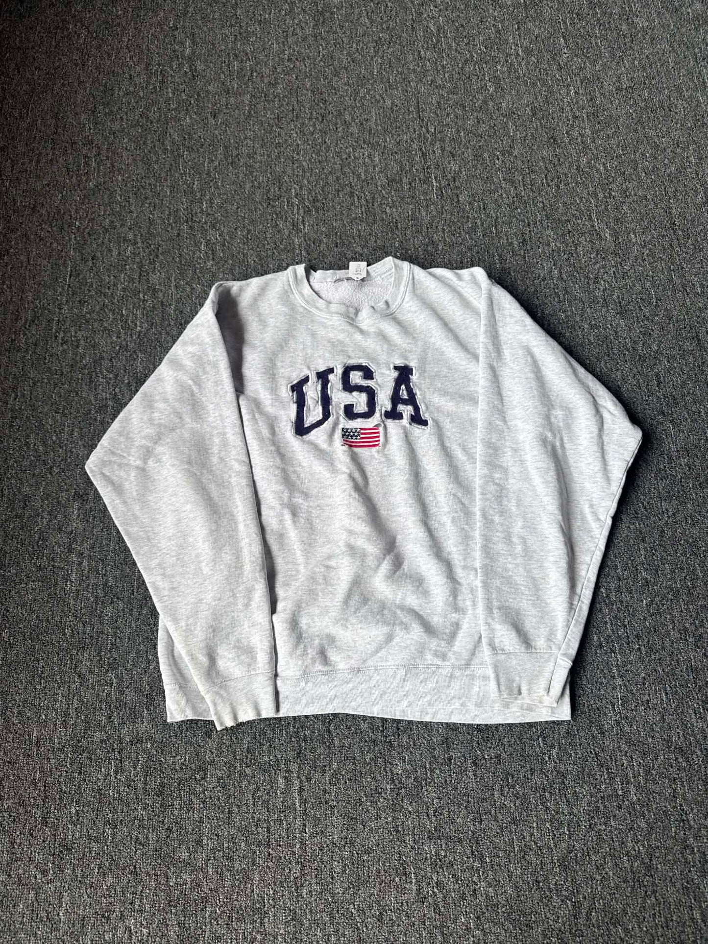 USA Embroidered Crew (XL)