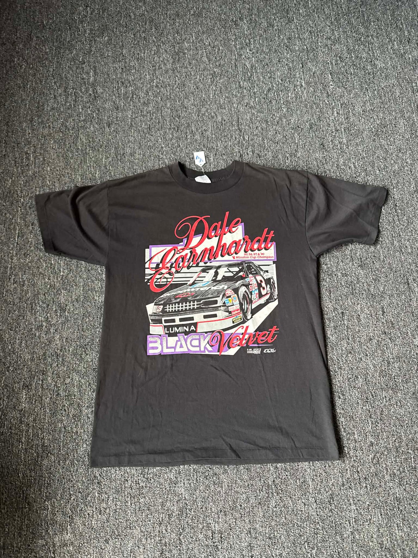 Dale Earnhardt Black Velvet Nascar Tee (L)
