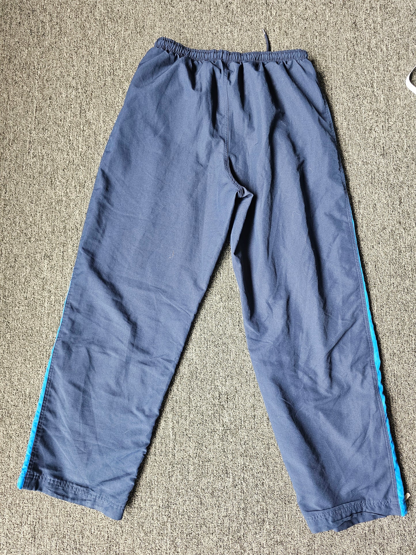 Nike Blue Track Pants 2000s (XL)