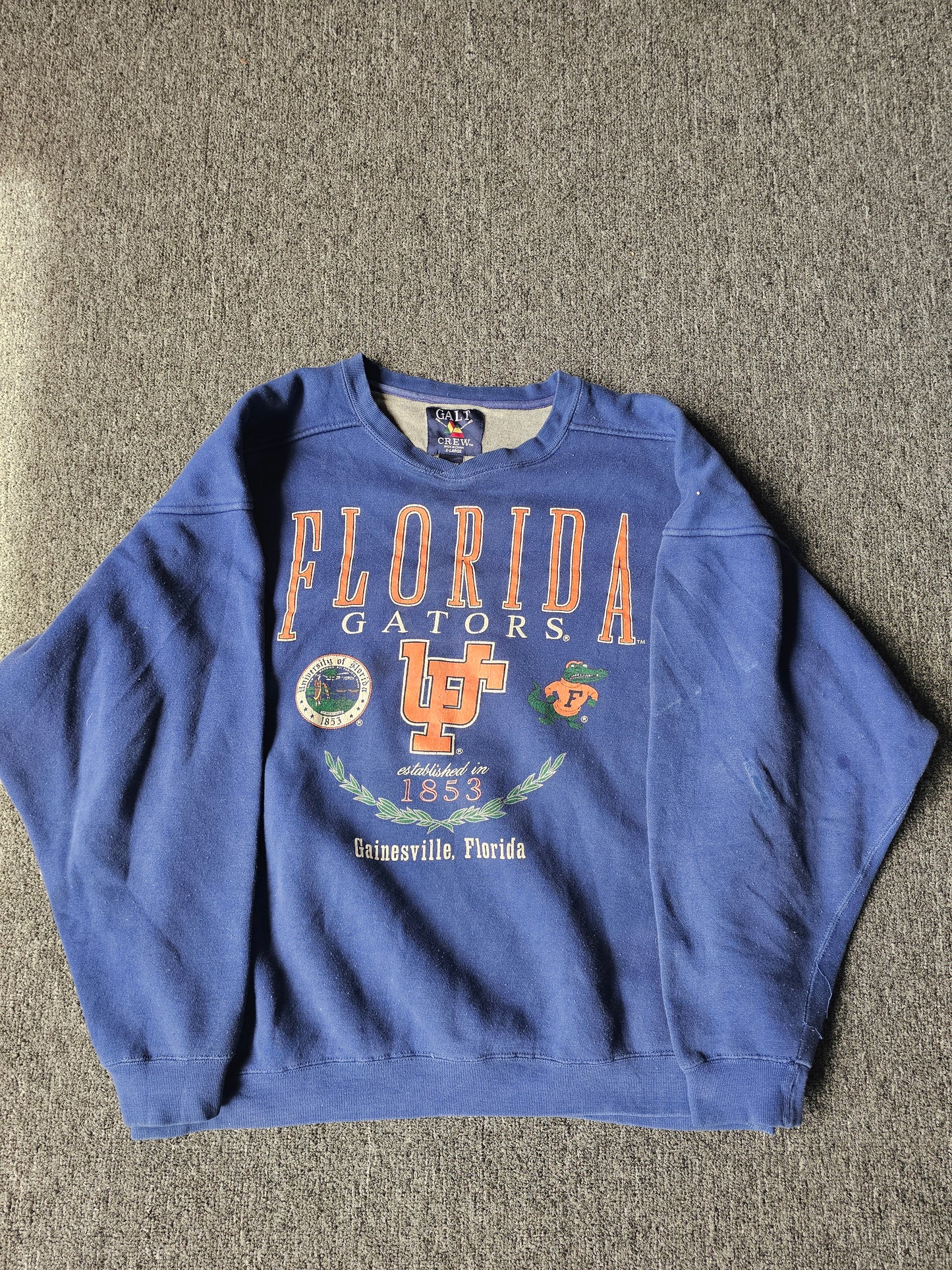Florida Gators Vintage Crew Size XL - Galt Tag