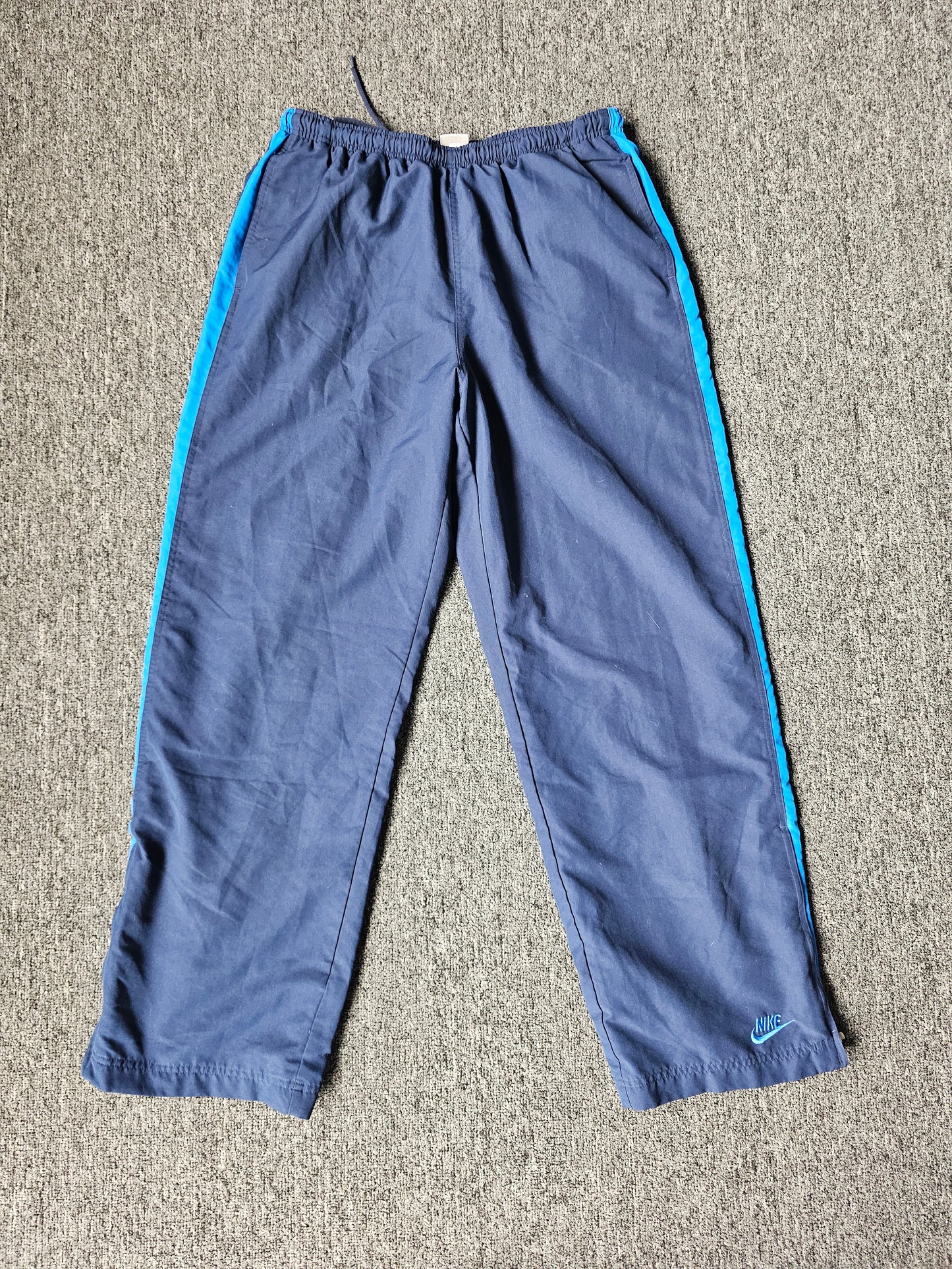 Nike Blue Track Pants 2000s (XL)
