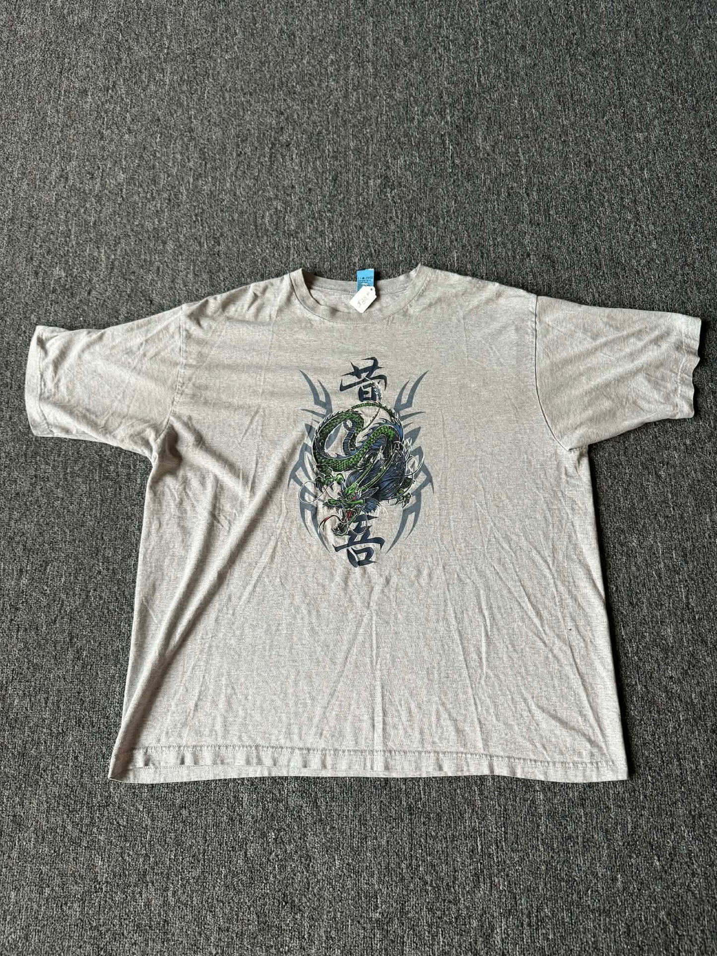 Y2K Dragon Tee Size L