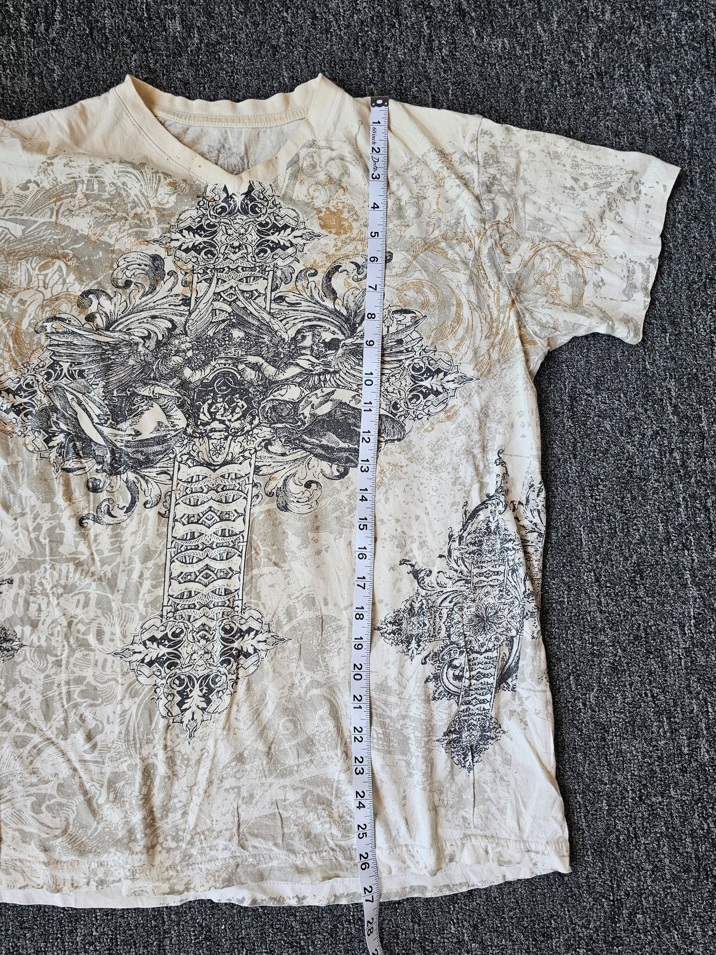 Y2K Cross AOP Tee (L)