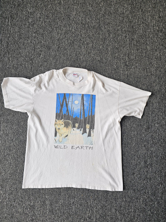 Wolf Wild Earth Nature 90s Tee (XL)