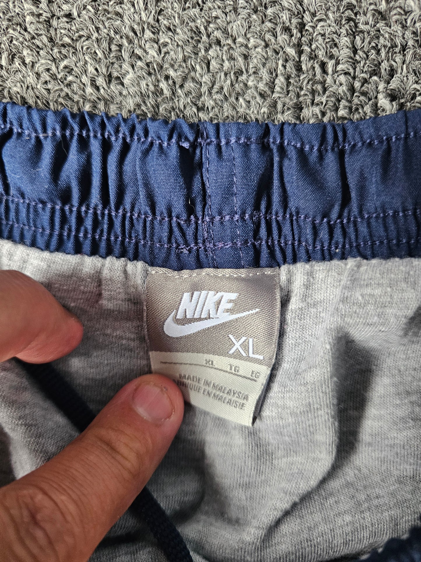 Nike Blue Track Pants 2000s (XL)